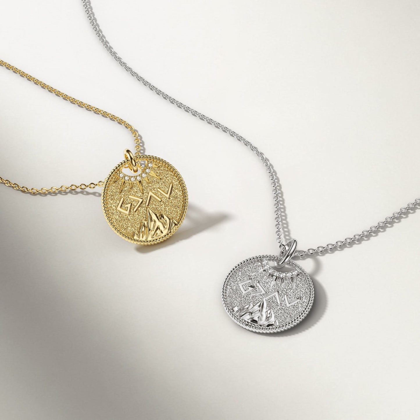 Highs And Lows Gold Coin Necklace
