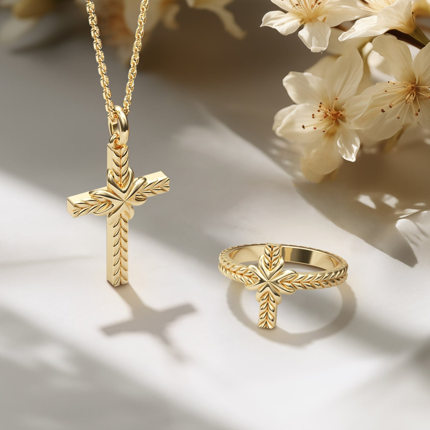 Bread of Life Cross Necklace